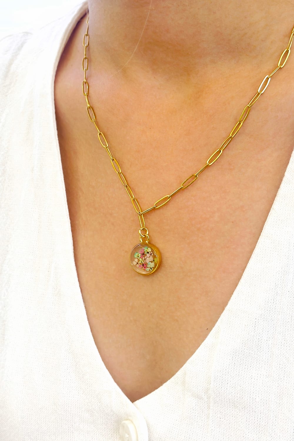 Fiorel Design-Golden Garden Circle - Ocean-Kolye-2-roqelvaxirum.shop