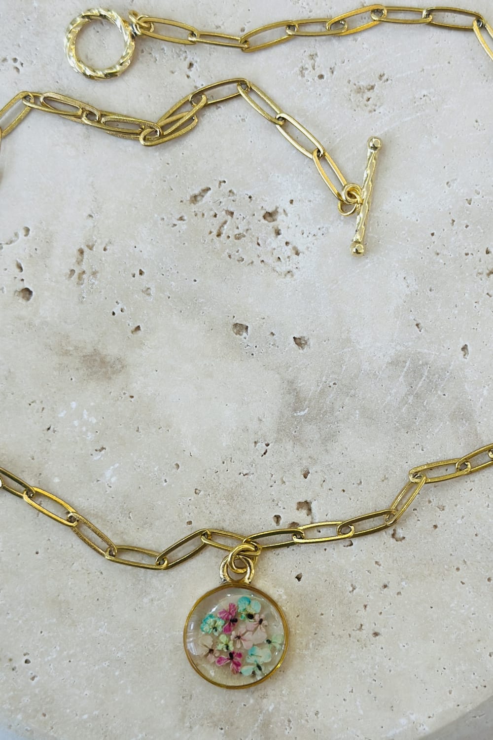 Fiorel Design-Golden Garden Circle - Ocean-Kolye-3-roqelvaxirum.shop