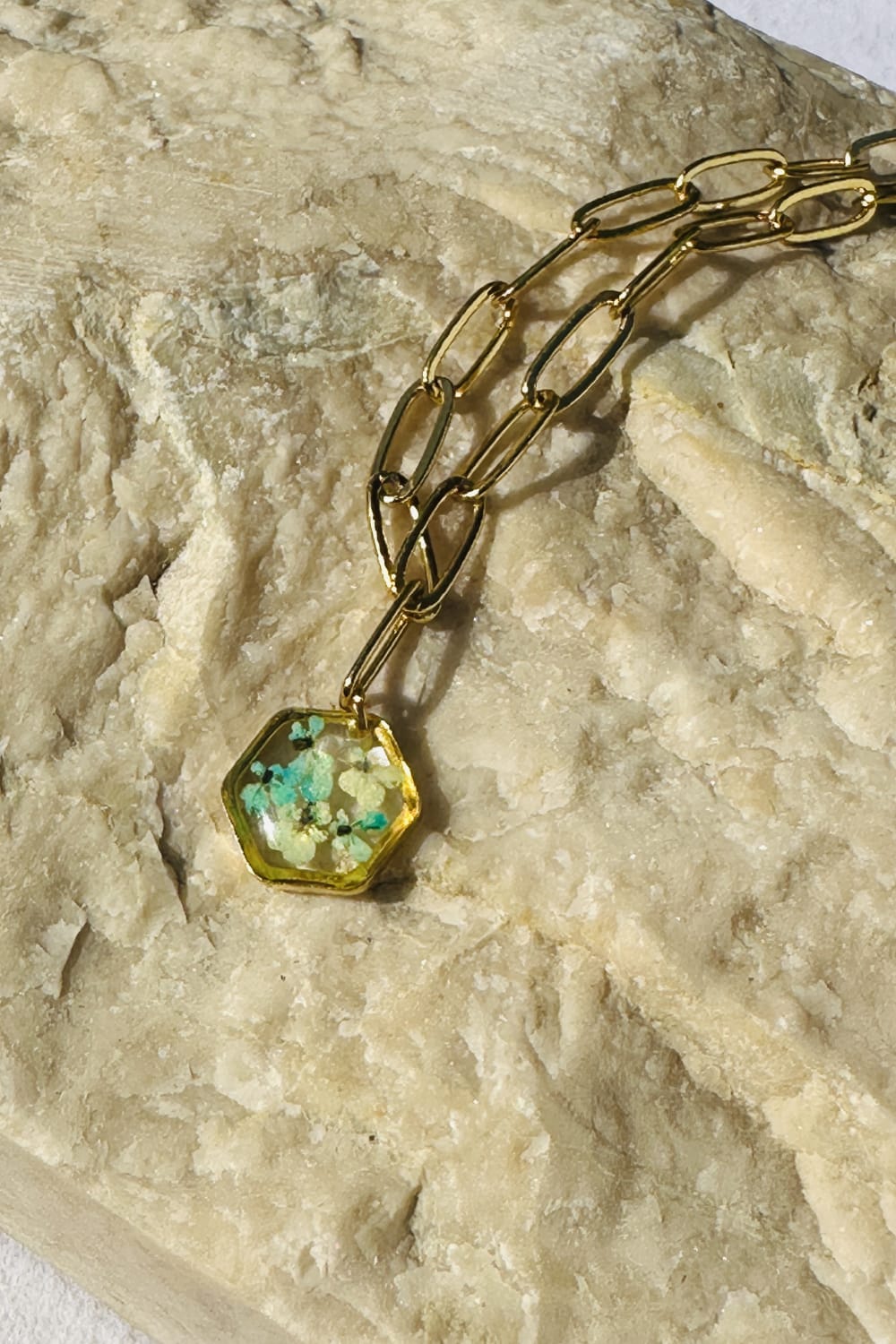 Fiorel Design-Golden Garden Lil Hexagon - Blue-Kolye-3-roqelvaxirum.shop