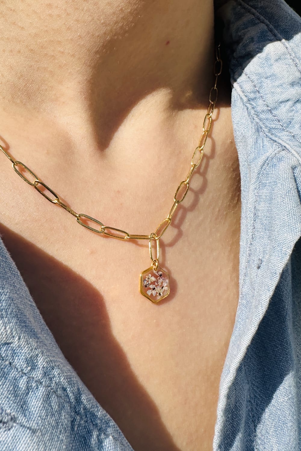 Fiorel Design-Golden Garden Lil Hexagon - Lilac-Kolye-2-roqelvaxirum.shop