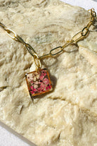 Fiorel Design-Golden Garden Lil Sqaure - Purple-Kolye-3-roqelvaxirum.shop