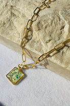 Fiorel Design-Golden Garden Lil Square - Blue-Kolye-1-roqelvaxirum.shop