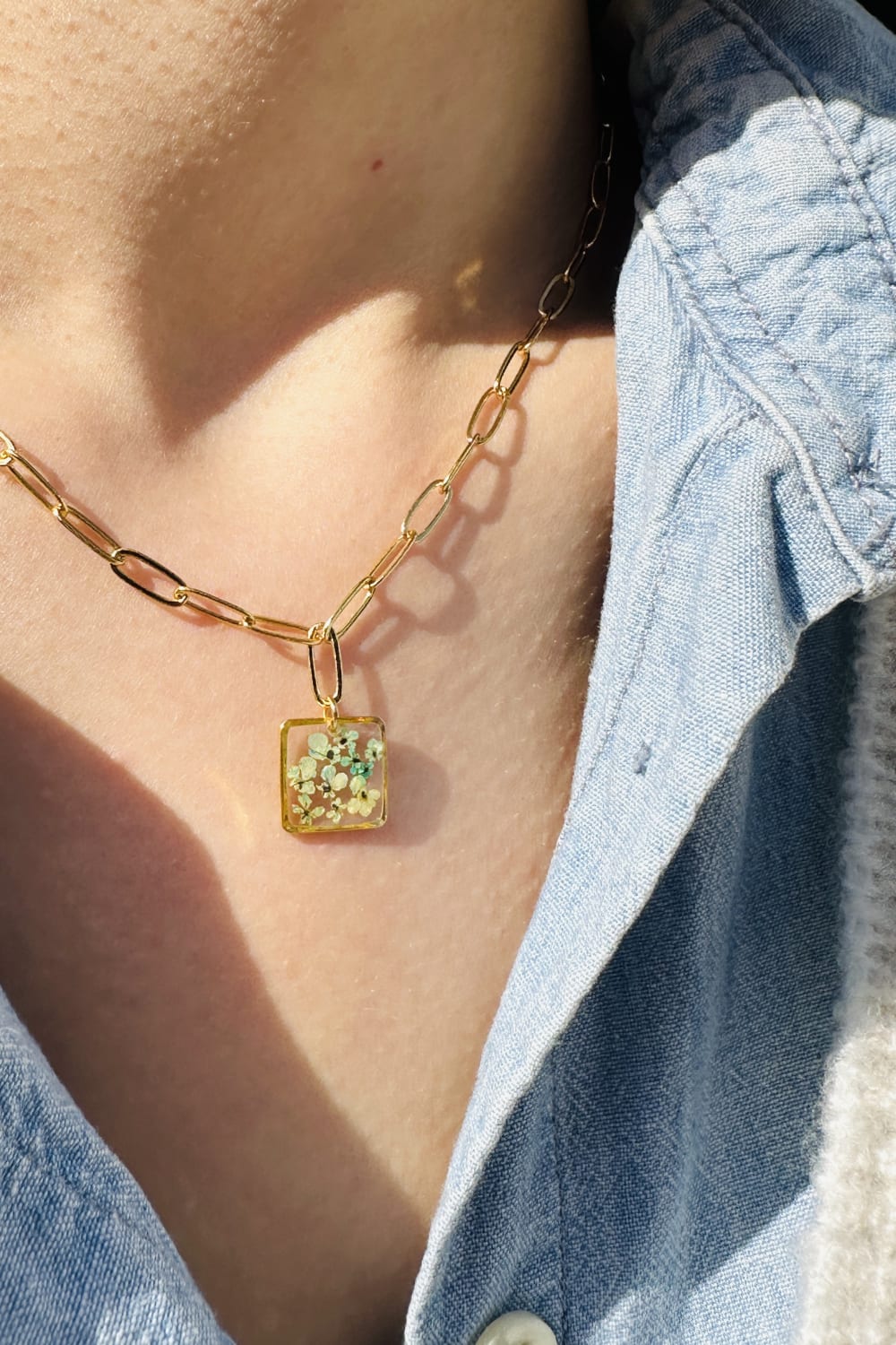Fiorel Design-Golden Garden Lil Square - Blue-Kolye-2-roqelvaxirum.shop