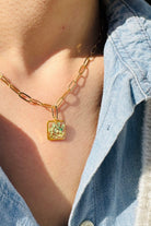 Fiorel Design-Golden Garden Lil Square - Blue-Kolye-2-roqelvaxirum.shop