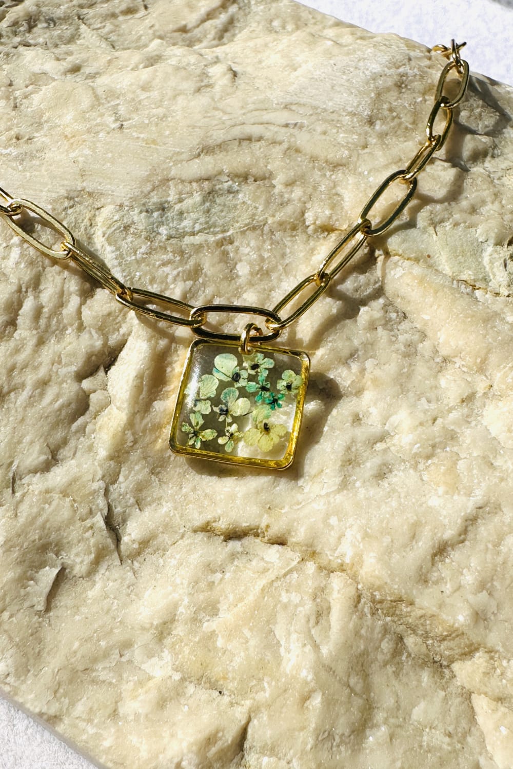 Fiorel Design-Golden Garden Lil Square - Blue-Kolye-3-roqelvaxirum.shop