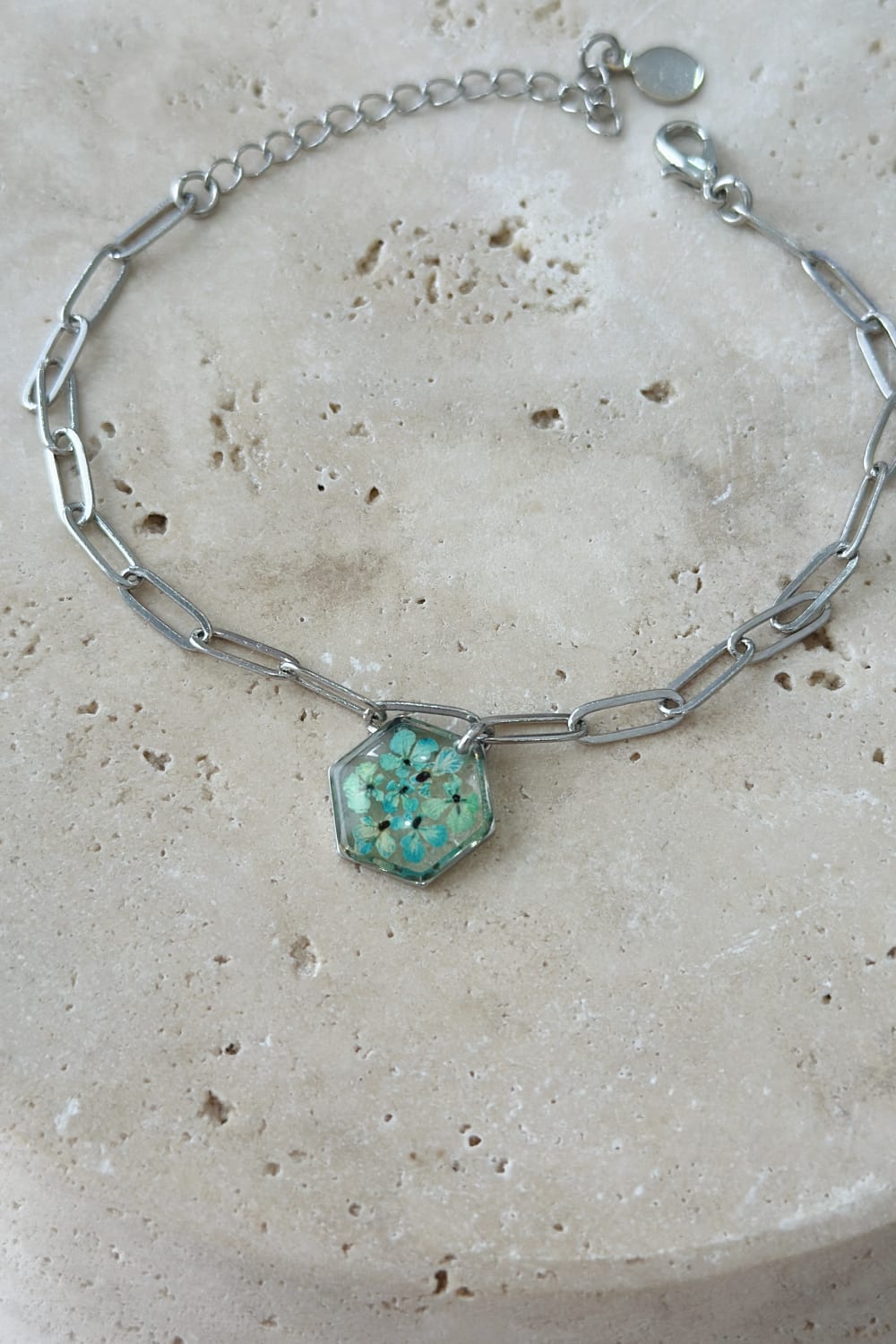 Fiorel Design-Golden Garden Rhodium - Blue Bileklik-Bileklik-1-roqelvaxirum.shop