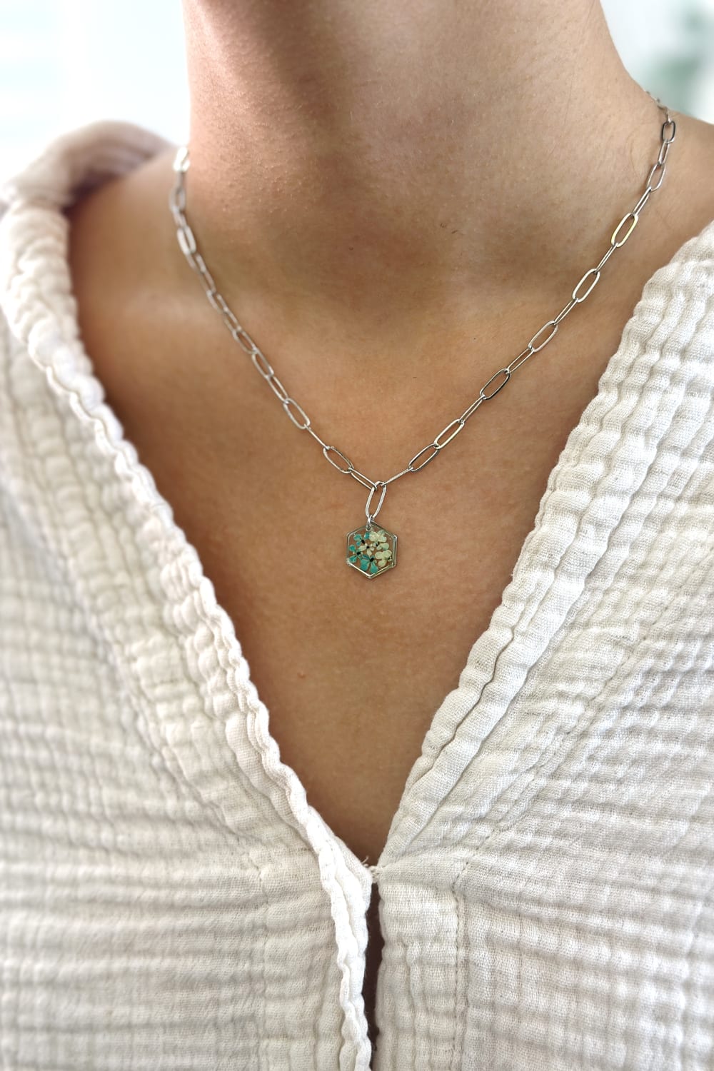 Fiorel Design-Golden Garden Rhodium - Blue-Kolye-2-roqelvaxirum.shop