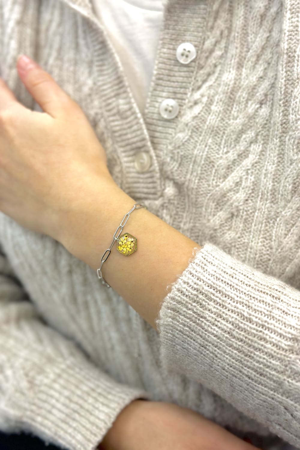 Fiorel Design-Golden Garden Rhodium - Yellow Bileklik-Bileklik-2-roqelvaxirum.shop