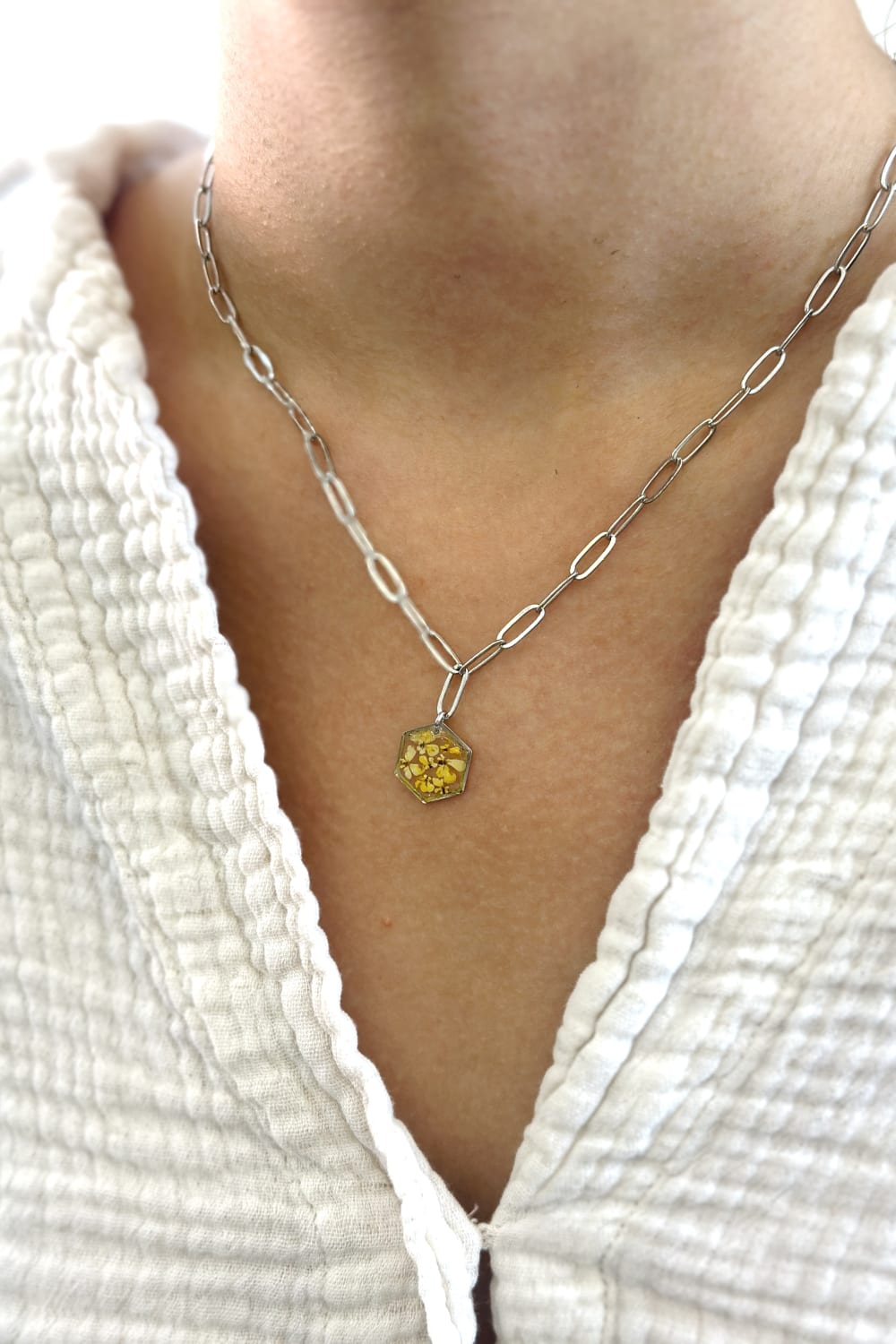 Fiorel Design-Golden Garden Rhodium - Yellow-Kolye-2-roqelvaxirum.shop