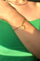 Fiorel Design-Golden Garden Square - White Bileklik-Bileklik-2-roqelvaxirum.shop