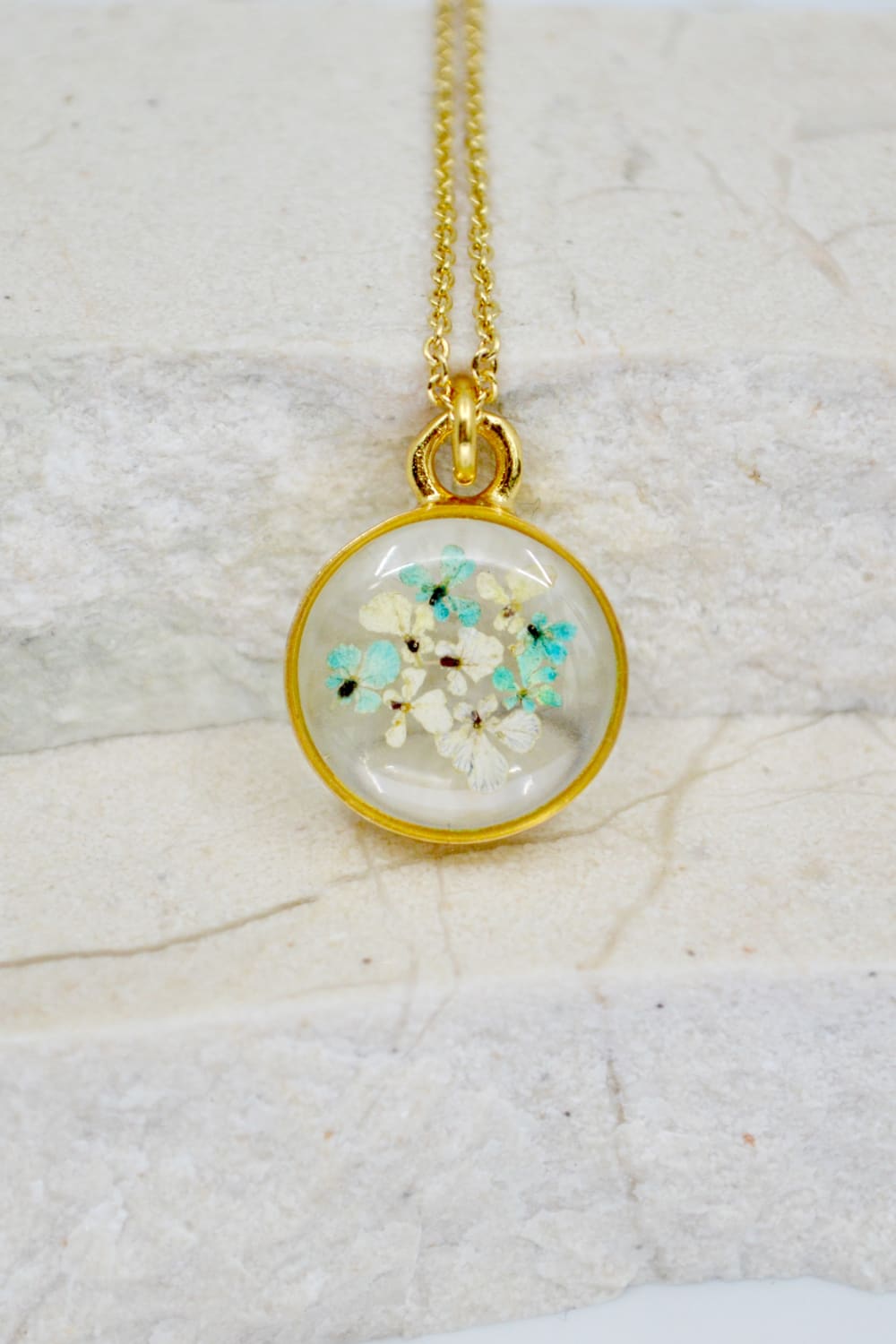 Fiorel Design-Happy Blue Sky Circle Kolye-Kolye-1-roqelvaxirum.shop