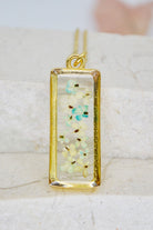 Fiorel Design-Happy Blue Sky Rectangle Kolye-Kolye-1-roqelvaxirum.shop