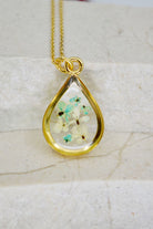 Fiorel Design-Happy Blue Sky Teardrop Kolye-Kolye-1-roqelvaxirum.shop