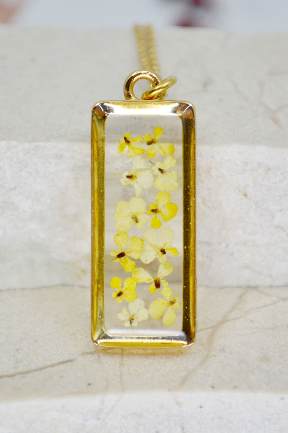 Fiorel Design-Honeybun Rectangle Kolye-Kolye-1-roqelvaxirum.shop