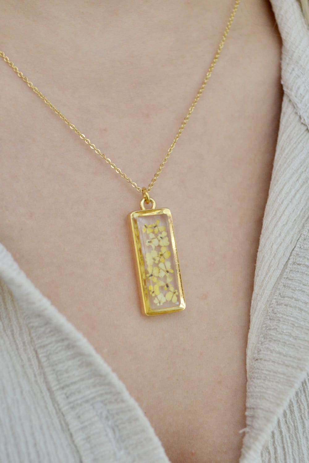 Fiorel Design-Honeybun Rectangle Kolye-Kolye-2-roqelvaxirum.shop