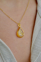 Fiorel Design-Honeybun Teardrop Kolye-Kolye-2-roqelvaxirum.shop