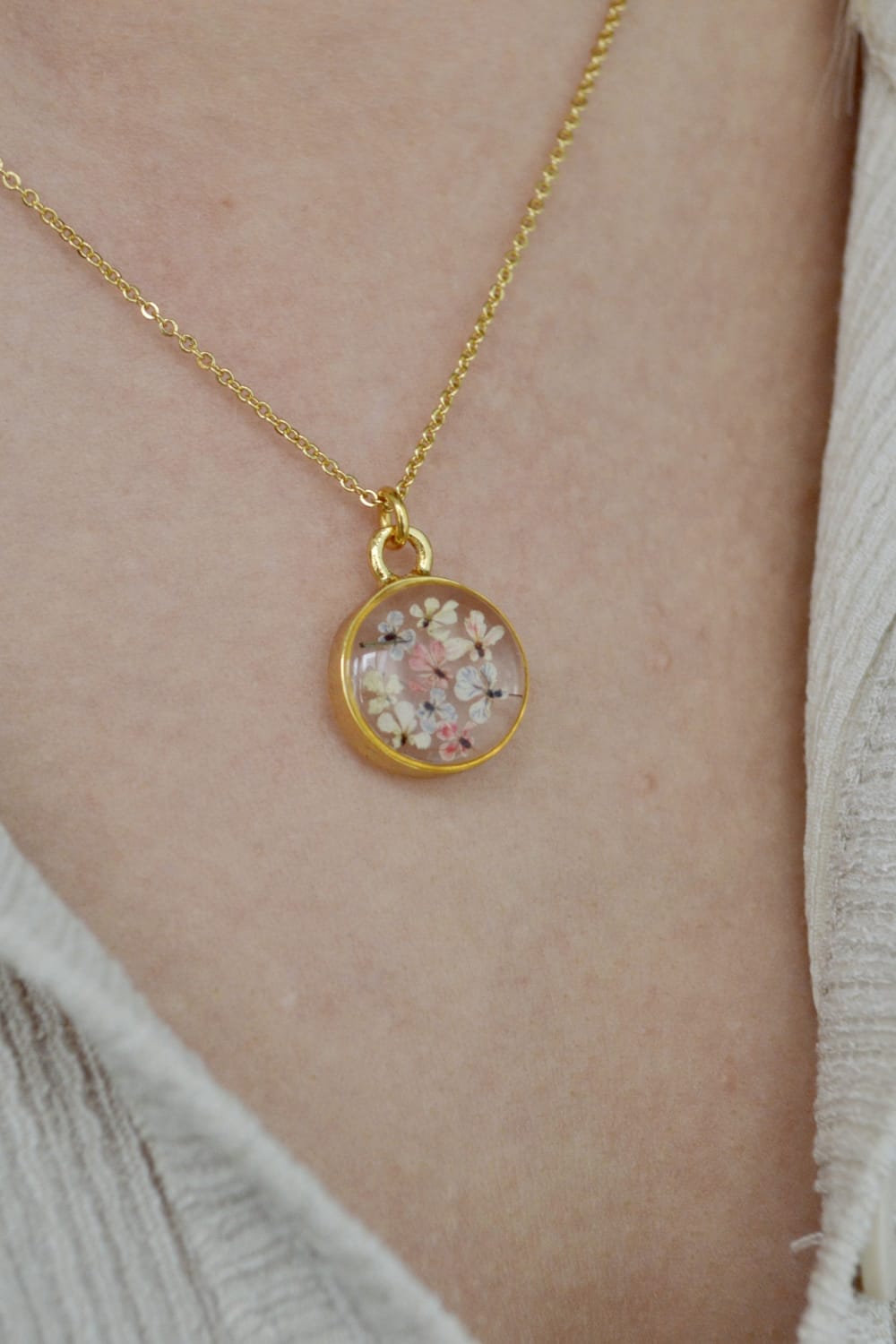Fiorel Design-Joy And Happiness Circle Kolye-Kolye-2-roqelvaxirum.shop