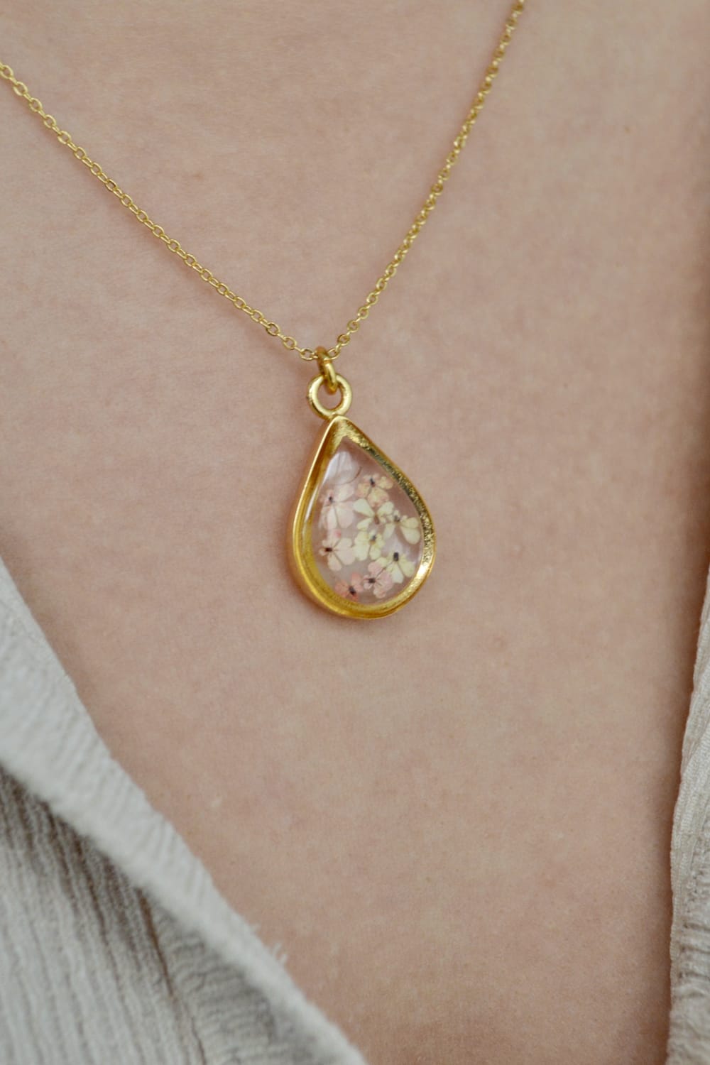 Fiorel Design-Lovefool Teardrop Kolye-Kolye-2-roqelvaxirum.shop