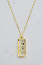 Fiorel Design-Muted Violet Rectangle Kolye-Kolye-1-roqelvaxirum.shop
