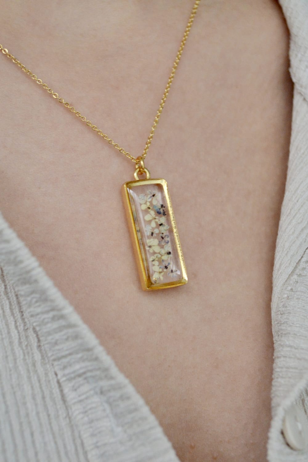 Fiorel Design-Muted Violet Rectangle Kolye-Kolye-3-roqelvaxirum.shop