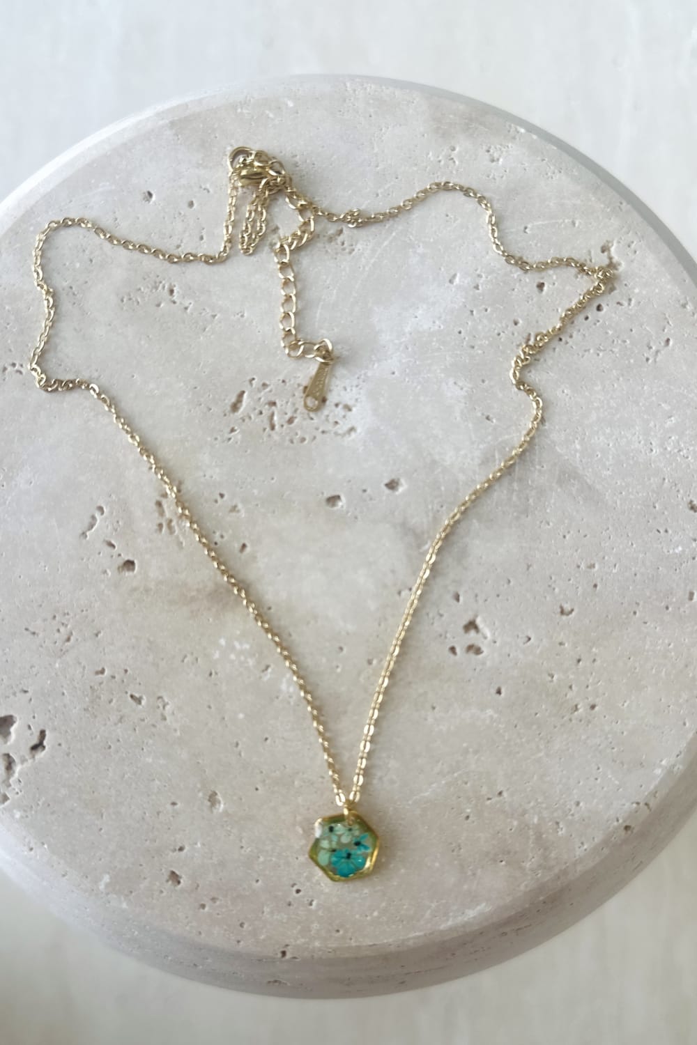 Fiorel Design-Teeny Weeny Hexagon - Blue-Kolye-2-roqelvaxirum.shop