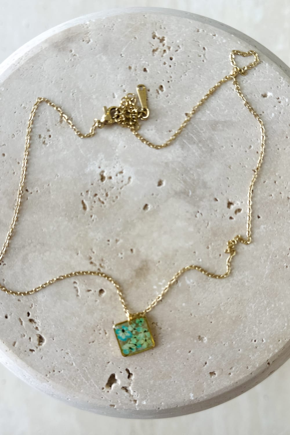 Fiorel Design-Teeny Weeny Square - Blue-Kolye-2-roqelvaxirum.shop