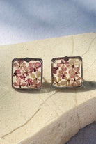 Fiorel Design-Teeny Weeny Square Rhodium - Purple-Küpe-1-roqelvaxirum.shop