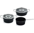 Fissler Adamant 5 Parça Tencere Seti Cam Kapak