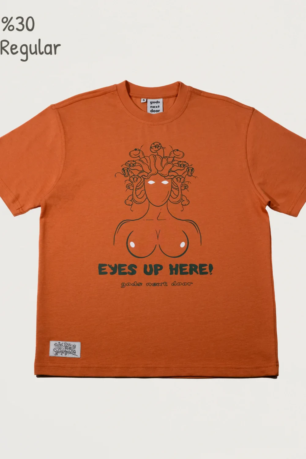 Gods Next Door-Eyes Up Here!-T-Shirts-3-roqelvaxirum.shop