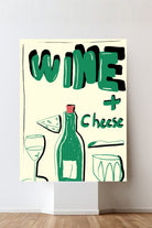 Fulya Genç-Wine And Cheese Artprint-Tablo-1-roqelvaxirum.shop