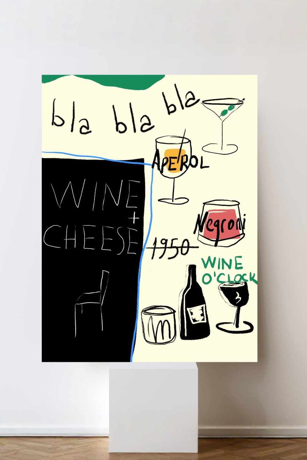Fulya Genç-Wine O'clock Artprint-Tablo-1-roqelvaxirum.shop