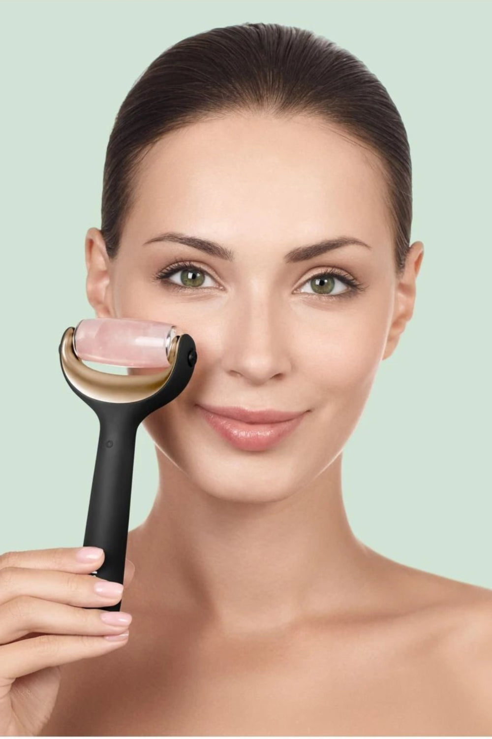 Geske-Mikro İğneli, Buz Başlığı, Pembe Kuvars Başlıklı Dermaroller | Micro Needle Face & Body Roller-Cilt Bakım Aletleri-14-roqelvaxirum.shop