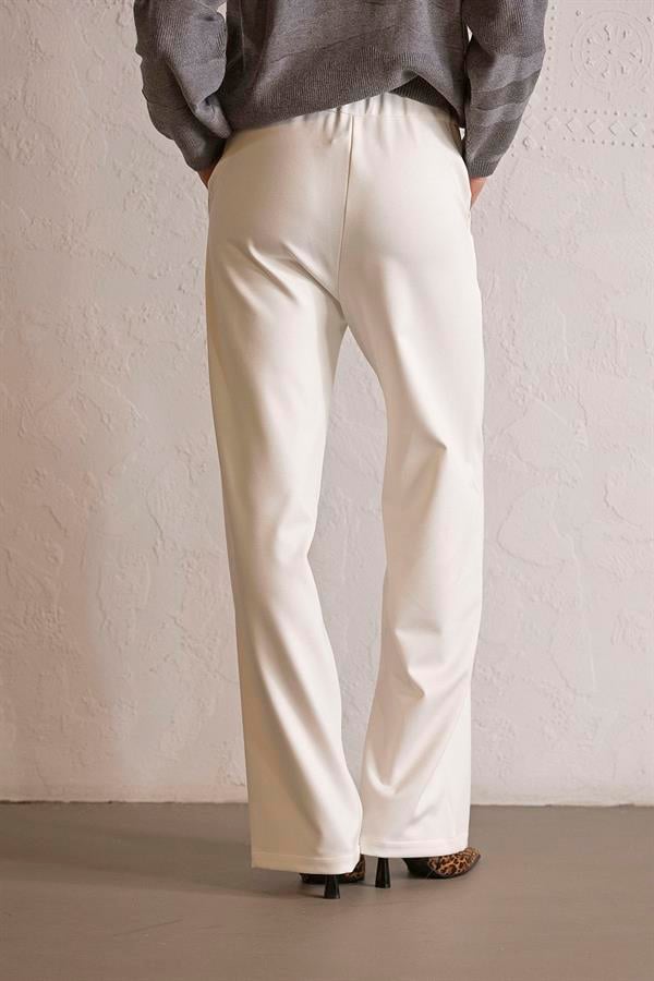 GMG Firenze-Beli Lastikli Dik Cepli Kadın Pantolon-PANTOLON-3-roqelvaxirum.shop