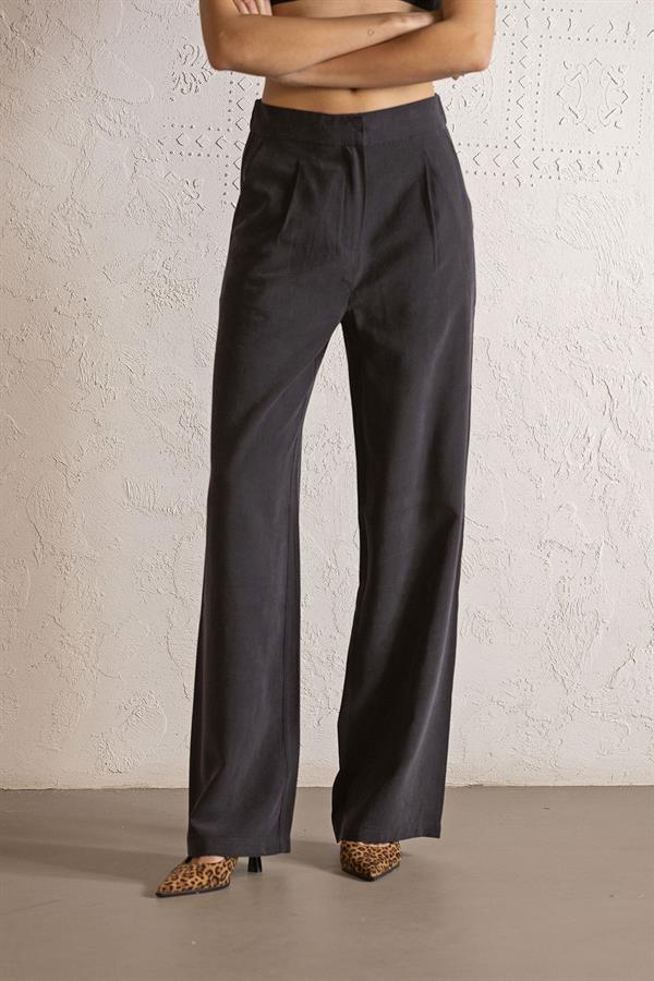 GMG Firenze-Beli Lastikli Pileli Kadın Pantolon-PANTOLON-2-roqelvaxirum.shop