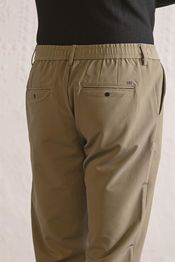 GMG Firenze-Beli Lastikli Ve Bağcıklı Cepleri çıtçıtlı Jogger Erkek Pantolon-JOGGER-8-roqelvaxirum.shop
