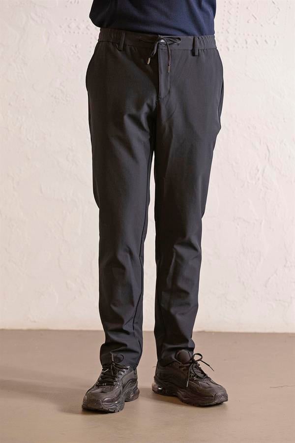 GMG Firenze-Beli Lastikli Ve Bağcıklı Cepleri çıtçıtlı Jogger Erkek Pantolon-JOGGER-9-roqelvaxirum.shop