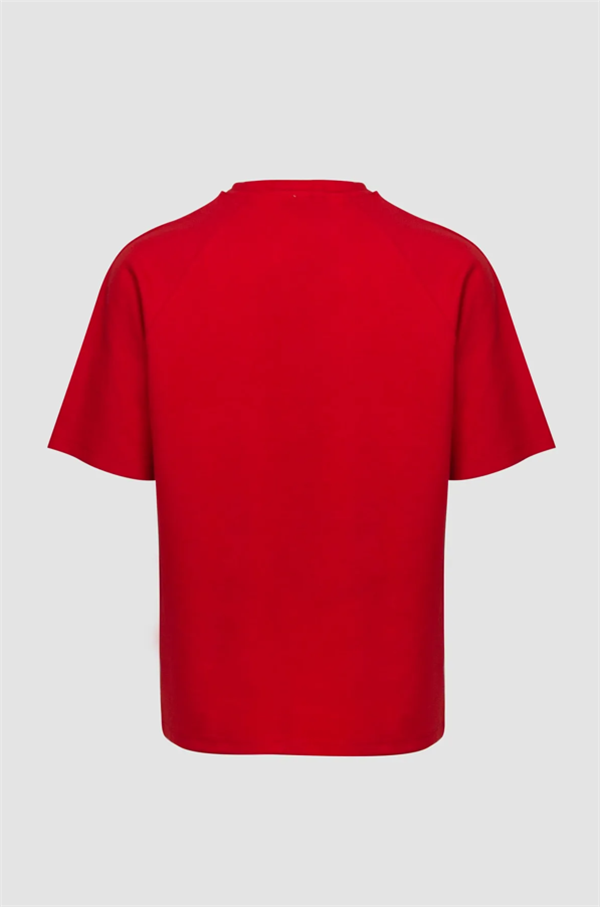 GMG Firenze-Bisiklet Yaka Oversize Baskılı-T-Shirts-3-roqelvaxirum.shop