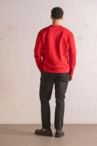 GMG Firenze-Bisiklet Yaka Siyah Beyaz Baskılı Erkek Sweatshirt-SWEATSHIRT-3-roqelvaxirum.shop