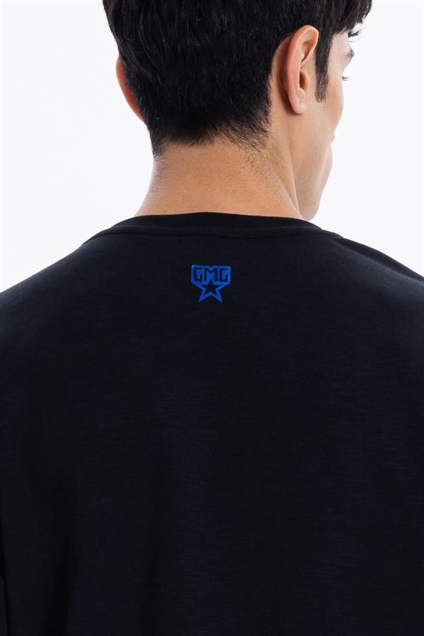 GMG Firenze-Bisiklet Yaka önü Gmg Baskılı Erkek Sweatshirt-SWEATSHIRT-3-roqelvaxirum.shop
