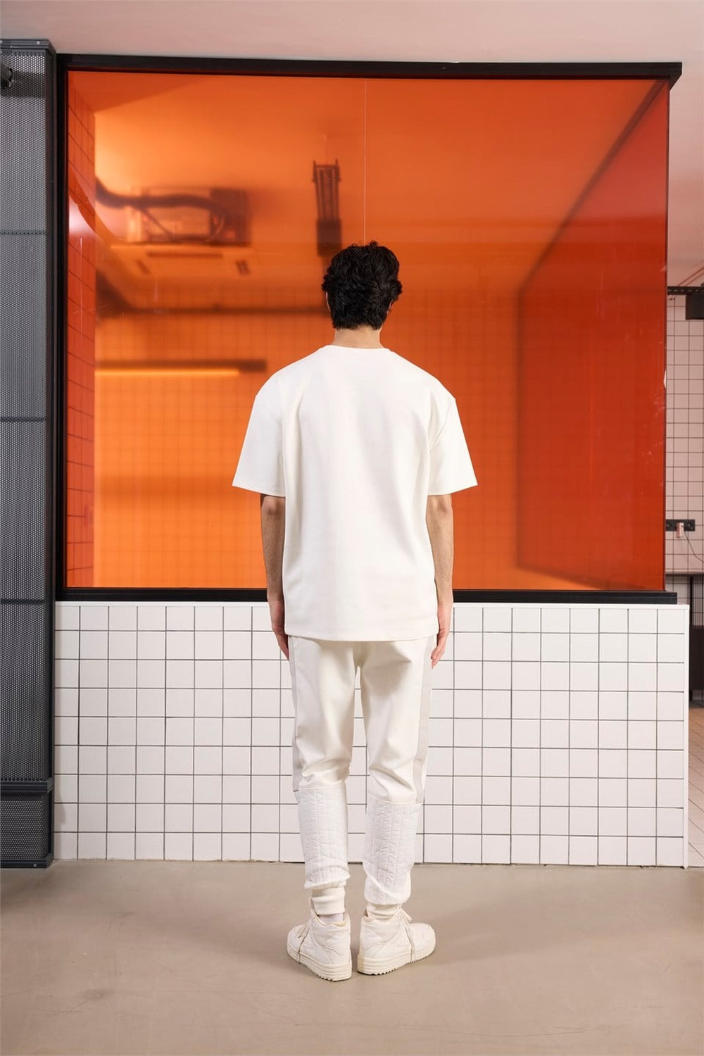 GMG Firenze-Bisiklet Yaka Cep Detaylı Oversize Erkek T-Shirt-KISA KOL-3-roqelvaxirum.shop