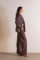 GMG Firenze-Düğme Detaylı Cepli Kadın Ceket-BLAZER CEKET-2-roqelvaxirum.shop