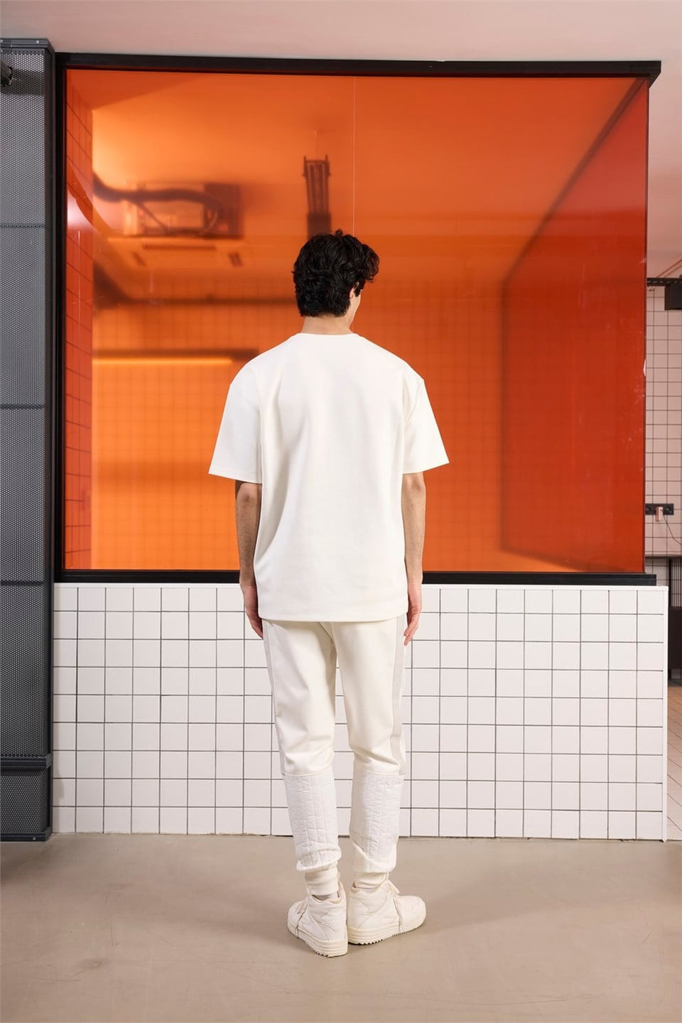 GMG Firenze-Şerit Detaylı Arka Paça Kapitone Tasarımlı Erkek Eşofman-EŞOFMAN ALTI-2-roqelvaxirum.shop