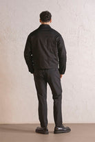 GMG Firenze-Çıtçıt Tasarımlı Cepleri Fermuarlı Erkek Mont-PARKA-3-roqelvaxirum.shop