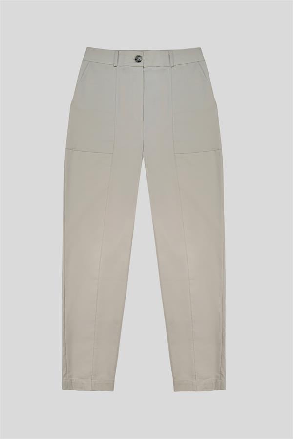 GMG Firenze-İstanbul Cepli Dikiş Detaylı Kadın Pantolon-Pantolon-7-roqelvaxirum.shop