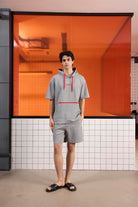 GMG Firenze-Kapüşonlu Kanguru Cepli Baskı Detaylı Erkek Sweatshirt-SWEATSHIRT-2-roqelvaxirum.shop
