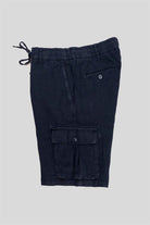 GMG Firenze-Kargo Model %100 Keten Erkek şort-Şort-14-roqelvaxirum.shop