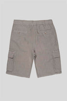 GMG Firenze-Kargo Model %100 Keten Erkek şort-Şort-2-roqelvaxirum.shop