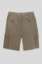 GMG Firenze-Kargo Model %100 Keten Erkek şort-Şort-8-roqelvaxirum.shop