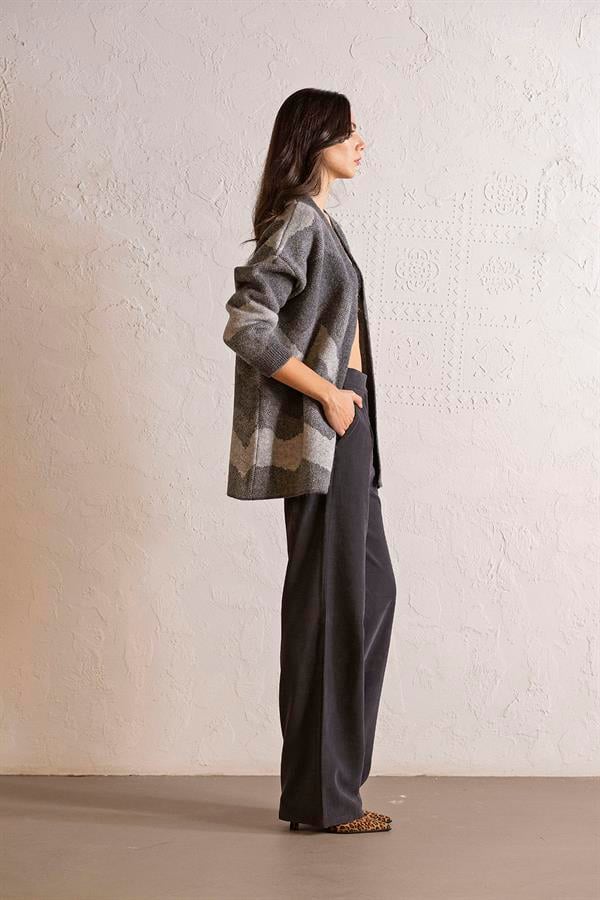 GMG Firenze-Oversize Desenli Kadın Hırka-HIRKA-4-roqelvaxirum.shop