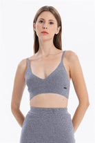 GMG Firenze-V Yaka Askılı Kadın Bra Bralet-BRA-3-roqelvaxirum.shop